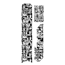 ENLEE E17305 6pcs /Set Road Bike Frame Stickers Thickened Waterproof Chain Guard Protector Decal, Model: Anime