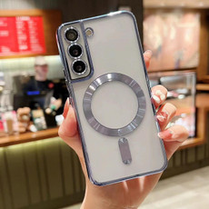 For Samsung Galaxy Note10+ MagSafe Electroplating TPU Phone Case(Blue)