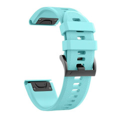 For Garmin Quatix 5 22mm Quick Release Silicone Watch Band(Mint Green)
