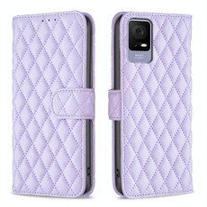 For TCL 40 SE Diamond Lattice Wallet Flip Leather Phone Case(Purple) For TCL 40 SE Diamond Lattice Wallet Flip Leather Phone Case(Purple)