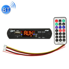 Car 5V Audio MP3 Player Decoder Board FM Radio TF USB 3.5mm AUX, with Bluetooth Function & Remote Control