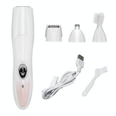 Electric 4 In 1 Epilator Ladies Household Multi-Function Water Washing Shaver(Pink) Electric 4 In 1 Epilator Ladies Household Multi-Function Water Washing Shaver(Pink)
