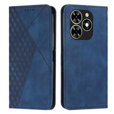 For Tecno Spark Go 2024 / POP 8 Diamond Splicing Skin Feel Magnetic Leather Phone Case(Blue)