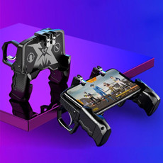 K21 Six-finger Linkage Multi-function Mobile Phone Gamepad with Bracket, Suitable for 4.7-6.5 inch Mobile Phones