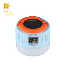 Solar Camping Light Household Outdoor LED Lighting Bulb Light, Style: 509 Charging (Blue Orange)