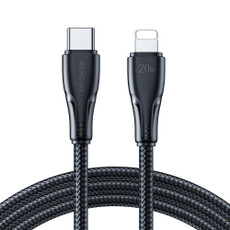 JOYROOM 20W Type-C to 8 Pin Surpass Series Fast Charging Data Cable, Length:0.25m(Black)