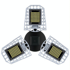 Waterproof Plant Lamp LED Natural White Folding Fill Light Full Spectroscopy Plant Growth Lamp, Power: E26 240 Beads