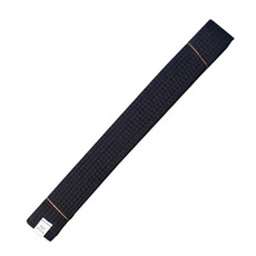 Grade Certified Taekwondo Belt Karate Waist Belt Taekwondo Uniforms Sash, Size: 2.4m(Black Belt)