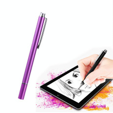 AT-21 Mobile Phone Touch Screen Capacitive Pen Drawing Pen(Purple)