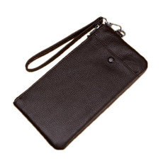 PU Leather Multifunctional Wallet Mobile Phone Clutch(Brown)