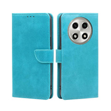 For OPPO A2 Pro 5G Calf Texture Buckle Flip Leather Phone Case(Light Blue)