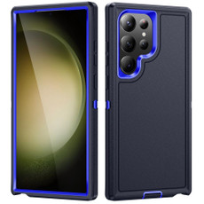 For Samsung Galaxy S24 Ultra 5G Life Waterproof Rugged Phone Case(Dark Blue + Royal Blue)