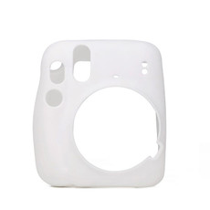Camera Jelly Color Silicone Protective Cover For Fujifilm Instax mini 11(White)