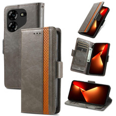 For Tecno Spark 10 Pro CaseNeo Splicing Dual Magnetic Buckle Leather Phone Case(Gary)