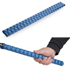 2 PCS 1m Fish Rod Heat Shrinkable Hand Handling Insulation Non-Slip Waterproof Sleeve, Specification: Diameter 20mm(Blue)