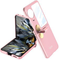 For OPPO Find N3 Flip GKK Integrated Ultrathin with Rotating Cortical Belt Phone Case(Pink)