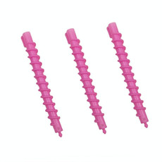 3 Sets Hairdressing Curly Hair Perm Cold Perm Screw Bar Hair Salon Supplies Color Random Delivery, Specification: Hollow Core