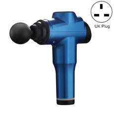 Muscles Relax Massager Portable Fitness Equipment Fascia Gun, Specification: 6206 6 Gears Blue(UK Plug)