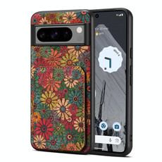 For Google Pixel 8 Dual Card Slot Holder Phone Case(Spring Green)