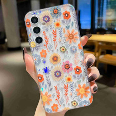 For Samsung Galaxy S23 FE 5G Electroplated Symphony Phone Case(Chrysanthemum)