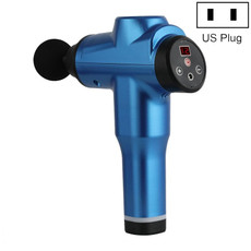 Muscles Relax Massager Portable Fitness Equipment Fascia Gun, Specification: 6212 12 Gears Blue(US Plug)