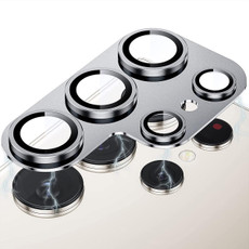 For Samsung Galaxy S24 Ultra 5G ENKAY Hat-Prince AR Aluminium Alloy Tempered Glass Camera Lens Film(Grey)