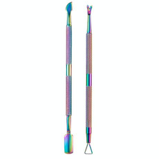 FABIYAN Stainless Steel Dead Skin Shear Steel Push Nail Art Tool Set, Specification: 3 Sets   Set 2