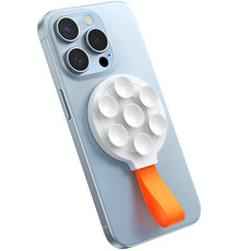 JOYROOM JR-ZS393 Suction Cup Magnetic Phone Holder(White Orange)