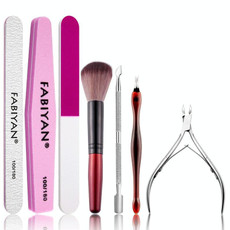 FABIYAN Nail Art Tool Set Manicure Disarm Tool Set, Specification: 7-piece Set