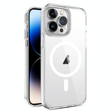 For iPhone 14 Pro 2.5mm MagSafe Acrylic Hybrid TPU Phone Case(Transparent)