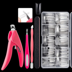 Manicure Tool  Set Fingernails Word Cut Set, Specification: Transparent French