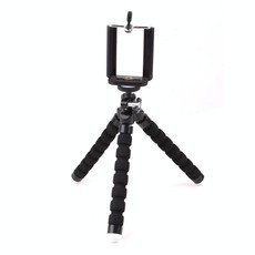 5 PCS Octopus Photography Sponge Mobile Phone Stand Portable Lazy Adjustable Vibrato Live Tripod Stand(Black)