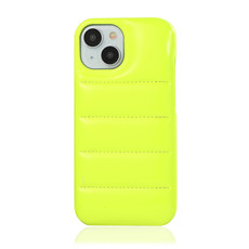 For iPhone 11 Laser Aurora Down Jacket All-inclusive Phone Case(Green)