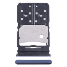 For Tecno Camon 20 SIM Card Tray + Micro SD Card Tray (Blue)