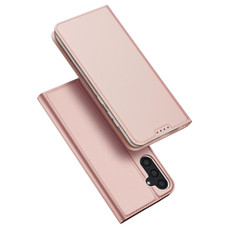 For Samsung Galaxy S24 5G DUX DUCIS Skin Pro Series Flip Leather Phone Case(Pink)