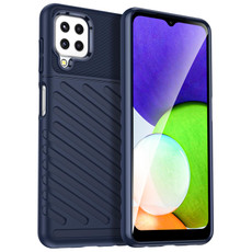For Samsung Galaxy A22 Thunderbolt Shockproof TPU Phone Case(Blue) For Samsung Galaxy A22 Thunderbolt Shockproof TPU Phone Case(Blue)
