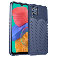 For Samsung Galaxy M33 Thunderbolt Shockproof TPU Phone Case(Blue) For Samsung Galaxy M33 Thunderbolt Shockproof TPU Phone Case(Blue)