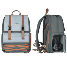 Cwatcun D88 Large Capacity Photography Backpack Shoulders Laptop Camera Bag, Size:32 x 21 x 43cm 1.0