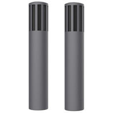 For Teslamic Microphone 1pair Silicone Protective Case Wireless Mic Cover(Advanced Gray)