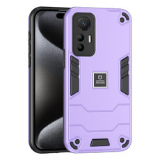 For Xiaomi 12 Lite 2 in 1 Shockproof Phone Case(Purple)