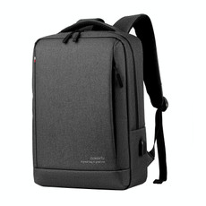 OUMANTU 9003 Business Laptop Bag Oxford Cloth Large Capacity Backpack with External USB Port(Grey)