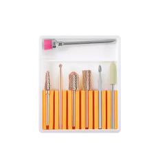 Nail Art Ceramic Tungsten Steel Alloy Grinding Heads Set Grinder Polishing Tool, Color Classification: GH-10