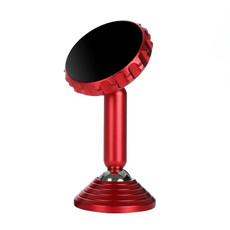 Q7 Car Home Mobile Phone Magnetic Bracket Strong Magnetic Double Ball Instrument Panel Navigation Bracket(Red)