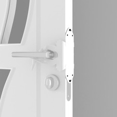 5 PCS Cartoon Bear Bedroom Door Mute Lock Closed Door Anti-collision Protection Cushion(White)