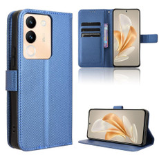 For vivo V29E / Y200 5G Diamond Texture Leather Phone Case(Blue) For vivo V29E / Y200 5G Diamond Texture Leather Phone Case(Blue)