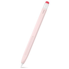 For Apple Pencil 2 AhaStyle PT180-2 Retro Stylus Protective Case Drop Proof Capacitive Pen Cover(Pink)