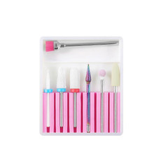 Nail Art Ceramic Tungsten Steel Alloy Grinding Heads Set Grinder Polishing Tool, Color Classification: GH-03