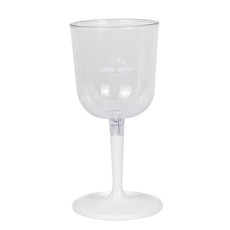 COOL CAMP CF-523 Removable Portable Outdoor Camping Wine Glass Shatterproof Resin Collapsible Champagne Cup(White)