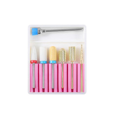 Nail Art Ceramic Tungsten Steel Alloy Grinding Heads Set Grinder Polishing Tool, Color Classification: GH-05