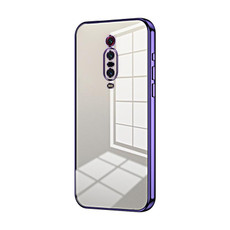 For Xiaomi Redmi K20 / K20 Pro Transparent Plating Fine Hole Phone Case(Purple)